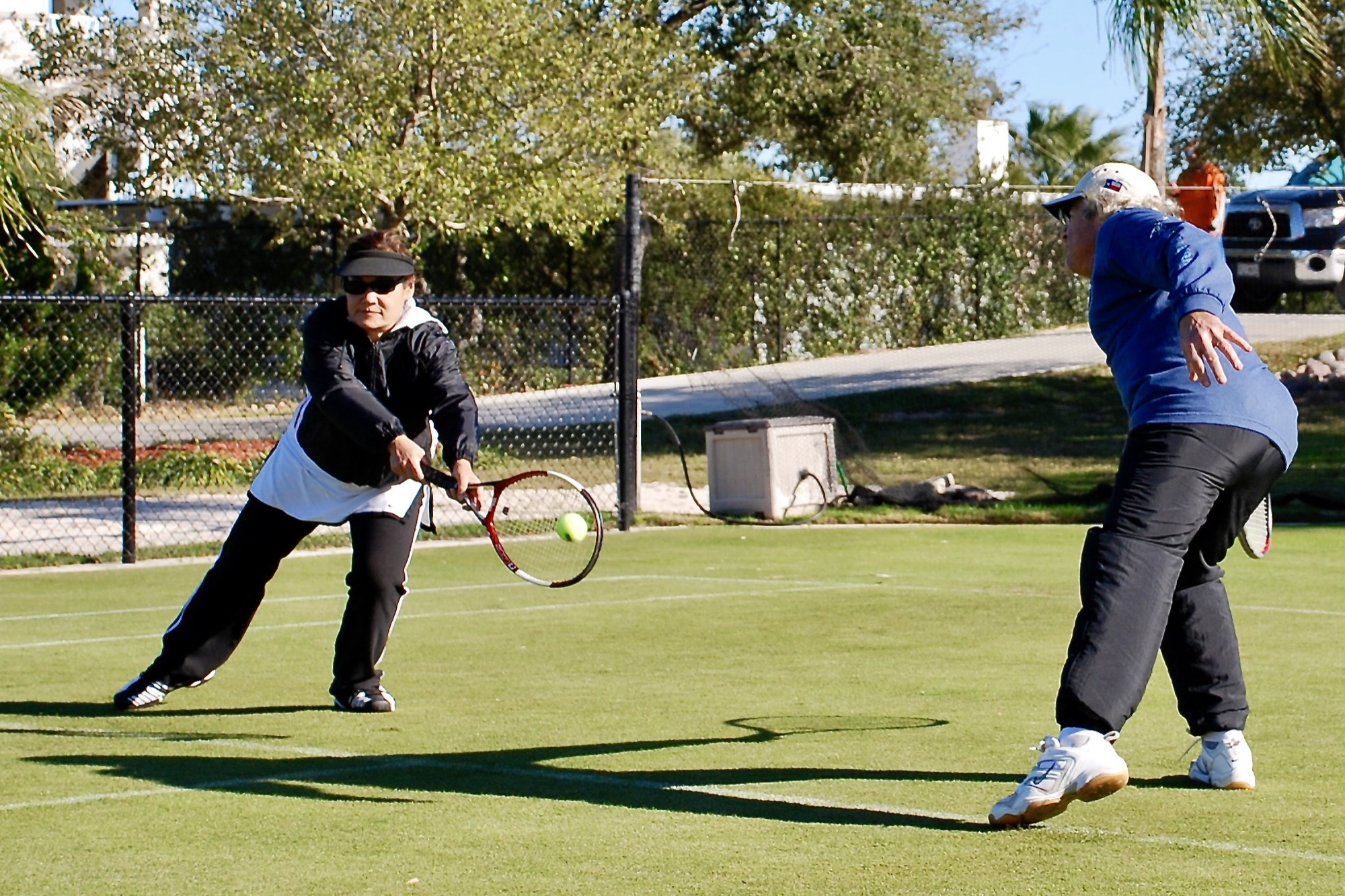 Winter tennis